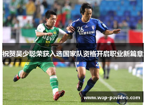 祝贺吴少聪荣获入选国家队资格开启职业新篇章