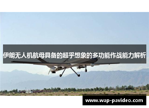 伊朗无人机航母具备的超乎想象的多功能作战能力解析