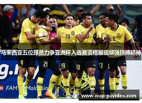 马来西亚五位球员力争亚洲杯入选赛资格展现顽强拼搏精神 马来西亚五位球员力争亚洲杯入选赛资格展现顽强拼搏精神